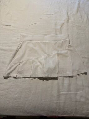 bcg Cream Pleated Athletic Skort
